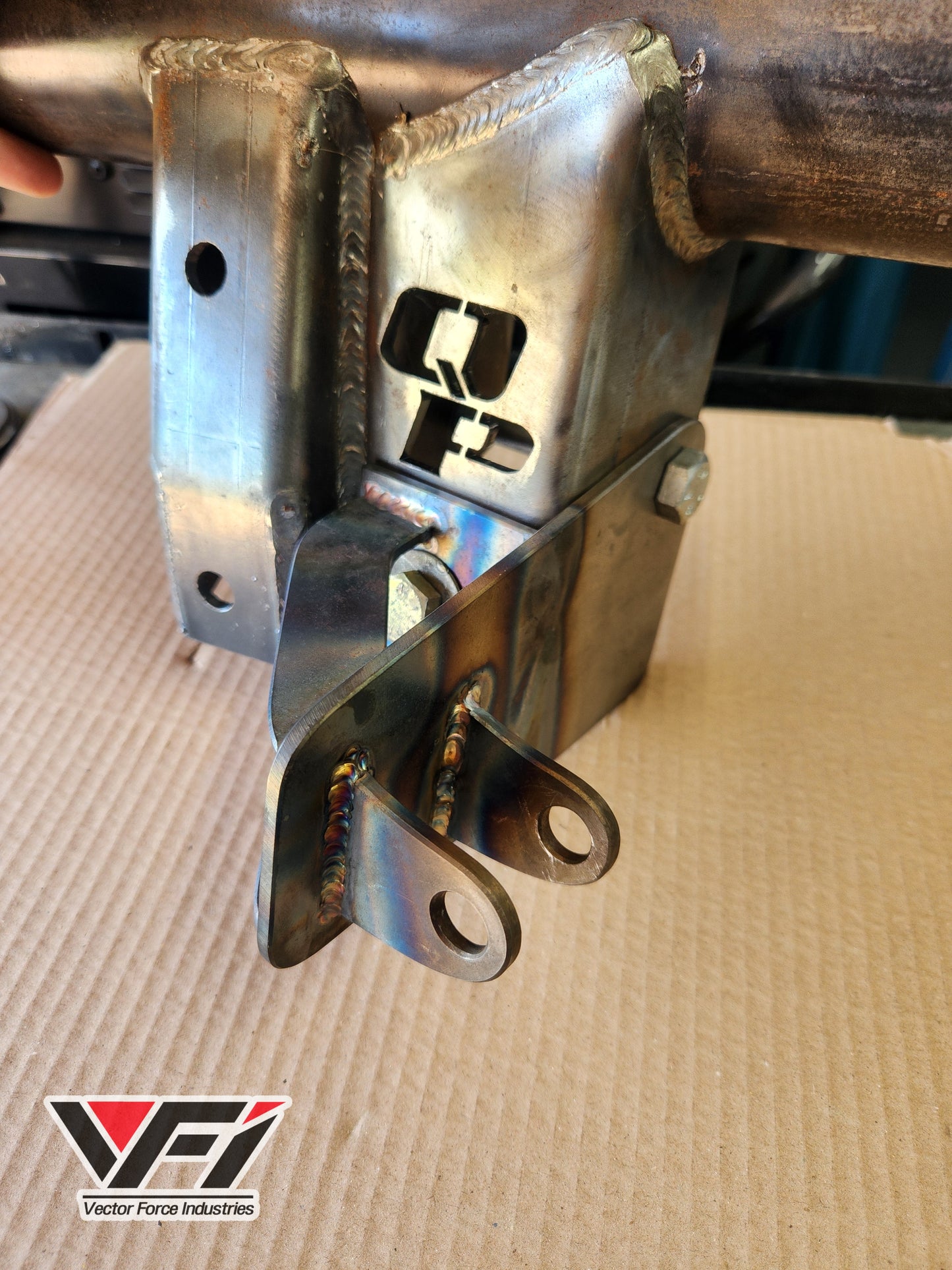 VFI GM A Body Bolt on Coilover Brackets for Quick Performance 9 Inch Rear Axle