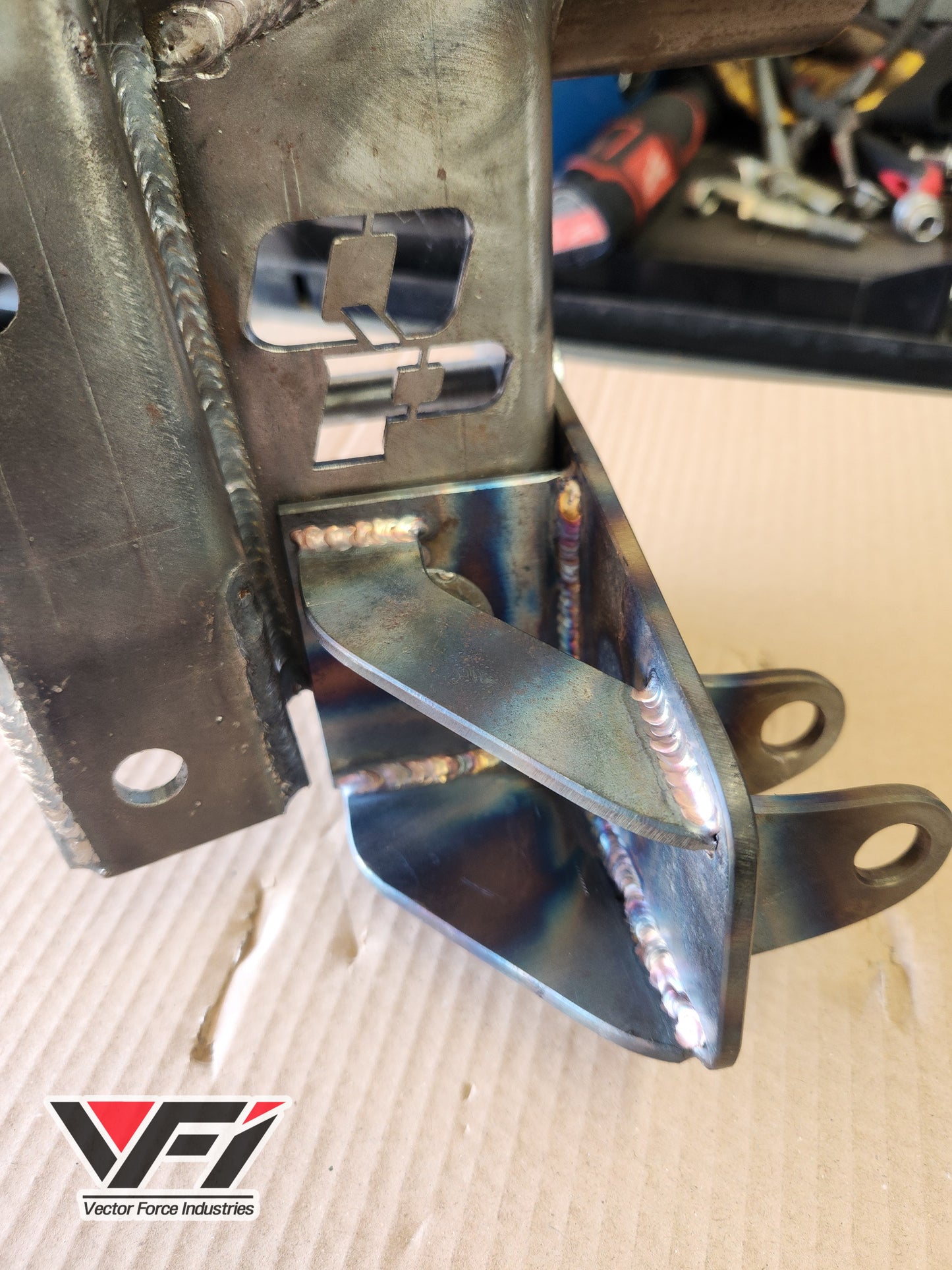 VFI GM A Body Bolt on Coilover Brackets for Quick Performance 9 Inch Rear Axle